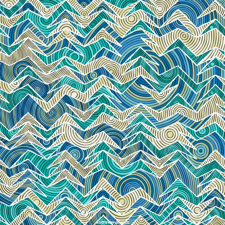 Turbulent Green Sea